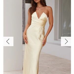 Billy J Valerie Maxi Dress - Yellow